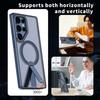For Samsung Galaxy S23 Ultra/S22 Ultra 5G Magnetic Case Kickstand TPU + Acrylic Phone Cover