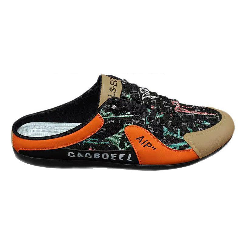 Новая мужская обувь, обувь-однопедалька, модная трендовая разноцветная мужская повседневная обувь