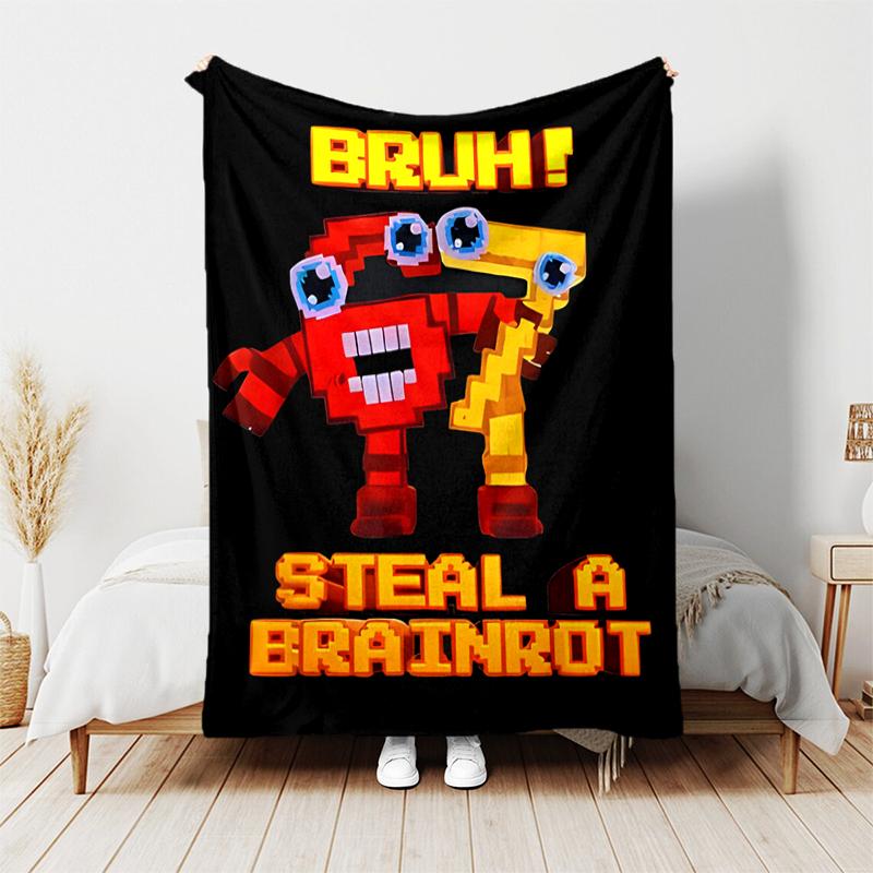 1pc Blanket SIX SEVEN Print Design, Lightweight Blanket for Sofa, Bed- Soft &Warm, Gift for All Seasons like Christmas, Halloween