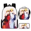 Naruto Naruto Surrounding Primary School Bag Cartoon Animation Backpack Satchel Pencil Case