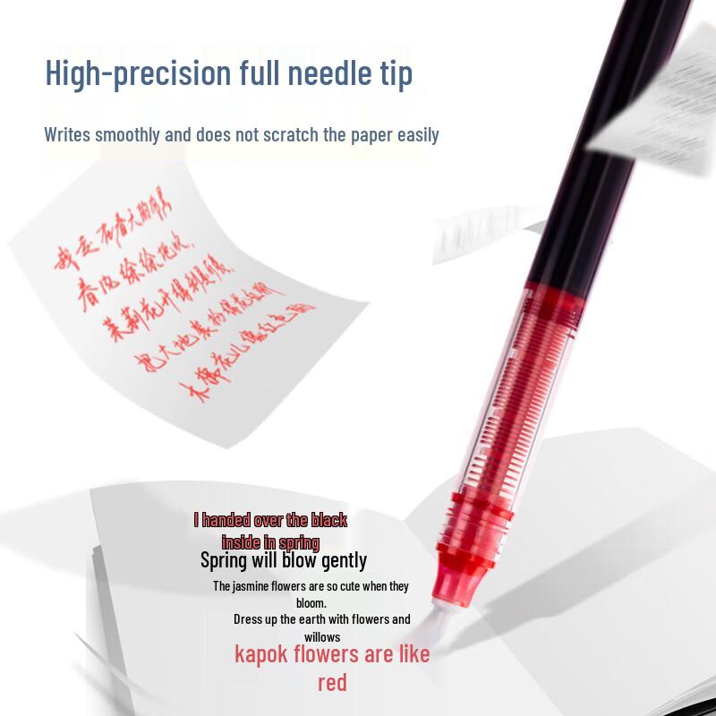 Deli 0.38mm Quick-Dry Liquid Ink Rollerball Pen