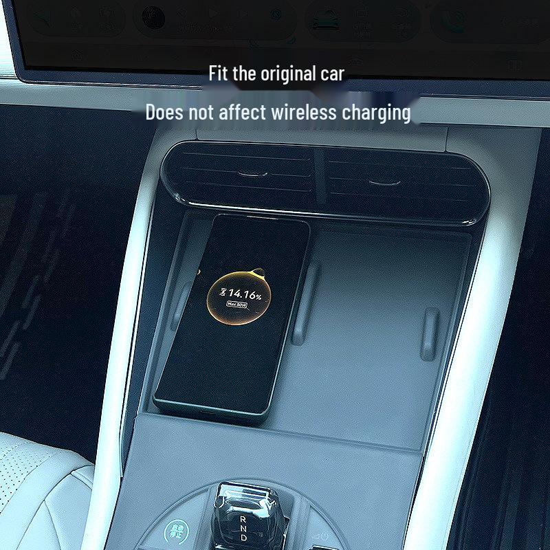 Силиконовая противоскользящая подставка с беспроводной зарядкой для BYD Seal 06 GT
