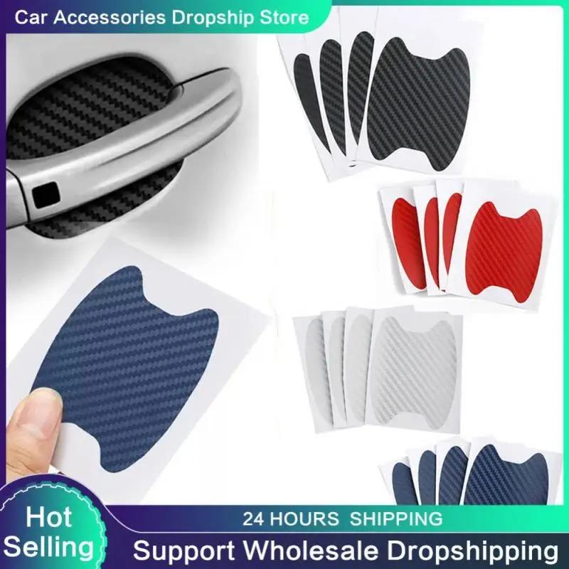 Защитное покрытие из углеродного волокна, устойчивое к царапинам, водонепроницаемое, универсальное, с текстурой из углеродного волокна, аксессуары для стайлинга автомобиля, защитные наклейки