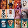 Full 5D Diamond Painting Cute Dog DIY Diamond Embroidery Diamond Mosaic Cross Stitch Kits Home Decor Gift