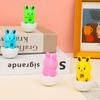 Rabbit Toy Tumbler With Plastic Resin Material Figurine For Children Animal Gift