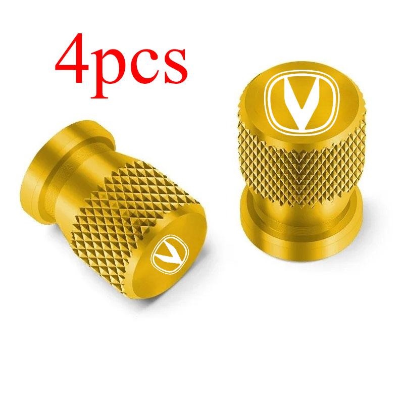 AAXU1 CS35 Plus CS55 PLUS CS75 PLUS Eado UNI-T UNI-K 2025 For Changan Car Accessories 4pcs Aluminum Car Wheel Tire Valve Cap Covers