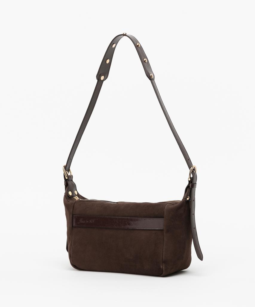 Jina In Ny Lucy Sling Cross [Brown Real Suede]