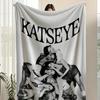 1pc Katseye Fan Flannel Blanket, 2D Flat Print, Ultra Soft Warm All-Season Throw, Global Girl Group Design for Bedroom & Living