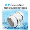 3/4/5/6/8inch Exhaust Pipe Fan Ventilation Fan Pipe Fan Inline Duct Fan Ventilation Exhaust Blower Fans Quiet For Ducting