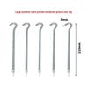 Outdoor Camping Tent Stakes: Semi-Circular Arc Iron Ground Nails for Grass
