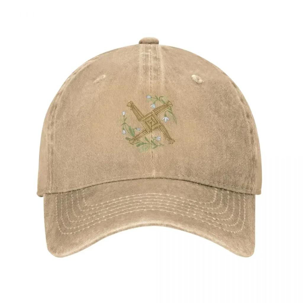 Brigids Cross Baseball Cap Golf Hat Unisex Ball Cap Anime Unisex Womens