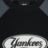 MLB Preppy Style Collection New York Yankees Sweatshirt Unisex Black 3AMTV0251-50BKS