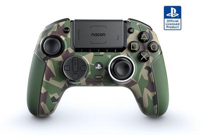 Лицензированный контроллер NACON REVOLUTION5 Pro с [] [Продукт SONY] (Камуфляж зеленый) [Совместимо с PS5, PS4, ПК] (PS5RP5JPFOREST)