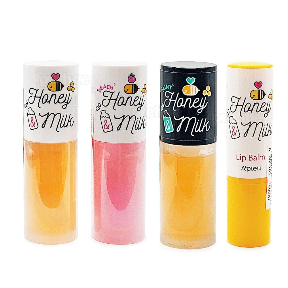 A'pieu Honey & Milk Lip Oil / Nourishing Lip Balm