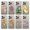 Чехол S-9 Том и Джерри для iPhone 11 12 13 14 15 16 Pro Max Redmi A3 9A 9C 10A 10C 13C Note 9 11 Samsung S24 S21 S20 Ultra Plus A04S A05S