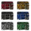 190 шт. Полный комплект болтов обтекателя для Kawasaki ZX6R ZX7R ZX9R ZX10R ZX12R ZX14R Versys 650 Ninja 650R 1000 Z750 Z1000