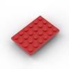 100 шт. Детали MOC 3032 Пластина 4 x 6 Совместимые Кирпичики DIY Сборка Строительные Блоки Частицы Детская Головоломка Развивающая Игрушка Подарок на День Рождения
