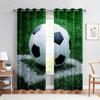 Футбол Спортивные Шторы для Гостиной Спальни Мальчика Оконные Шторы Для Ванной Комнаты Детские Шторы, 2 Шт. Бесплатная Доставка
