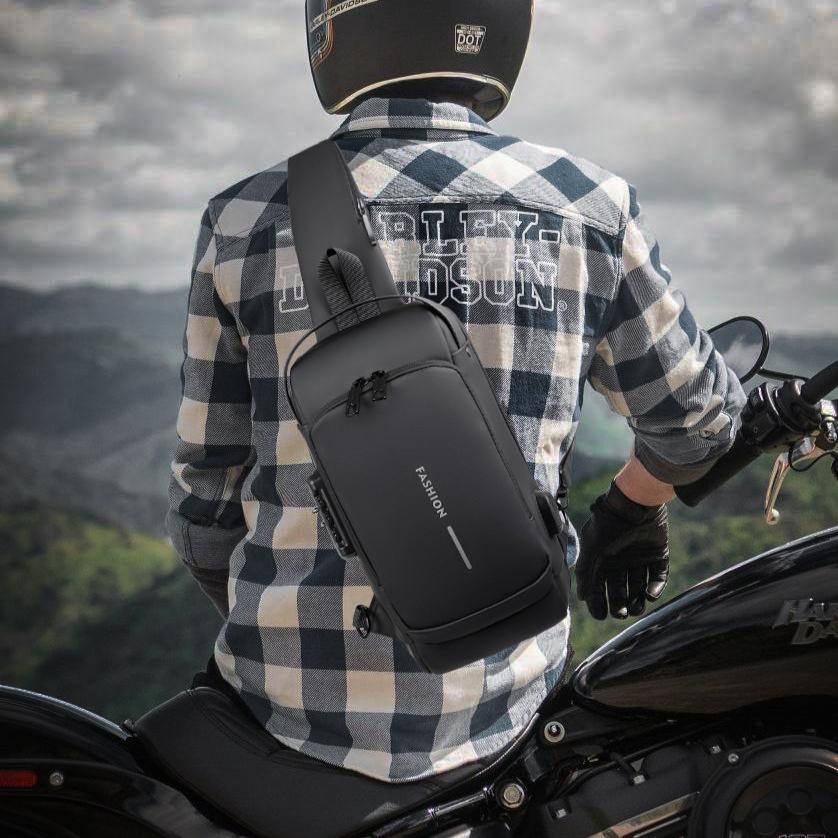 Мужская сумка-мешок Chest Crossbody Bag, новый повседневный рюкзак большой емкости, модный многофункциональный тренд