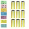 56x30mm Color Label Sticker Printing Paper,7 Colorful Continues 52x30mm Labels, BPA Free,Waterproof,Oil-proof,Long-term Storage,Tear-resistance