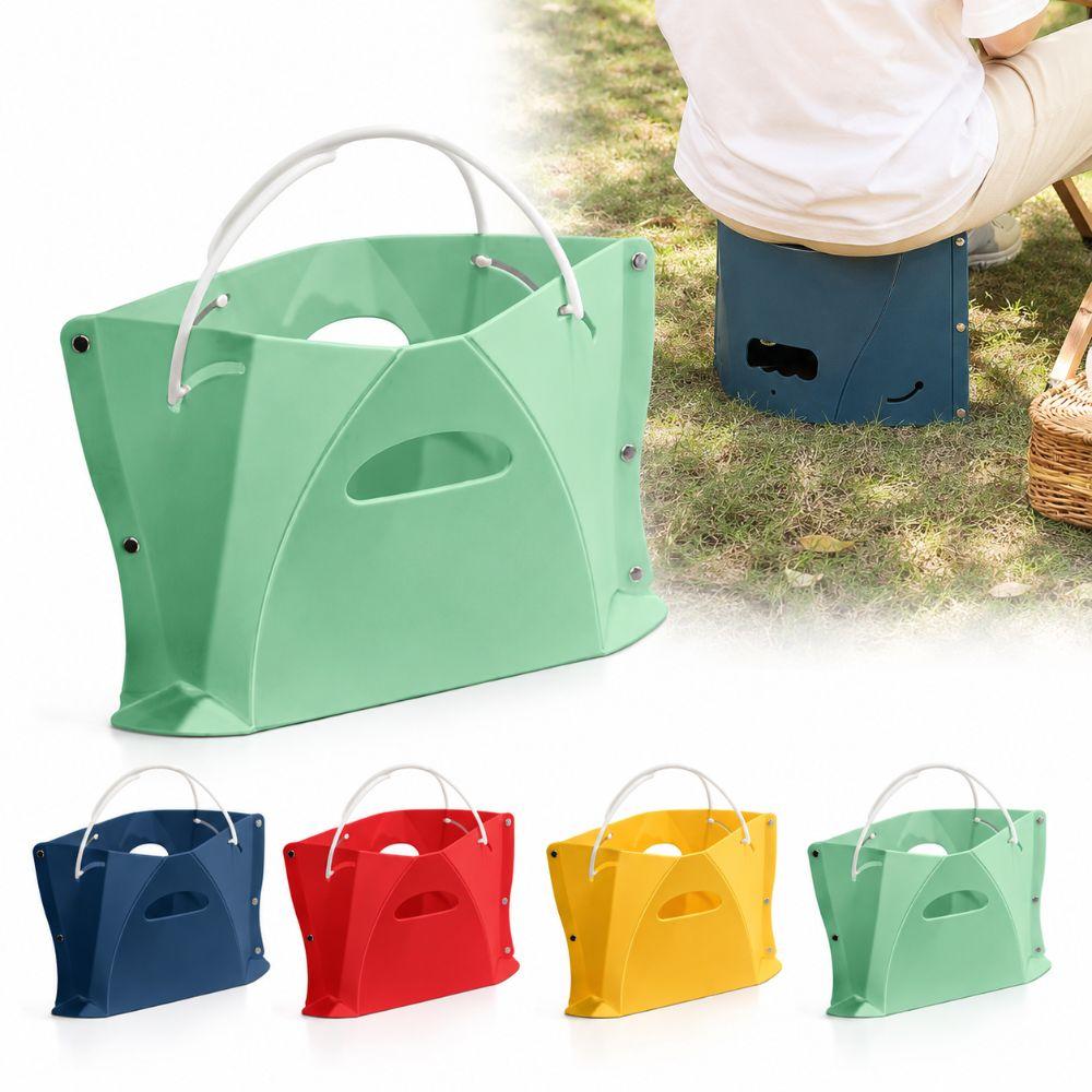 with Lanyard Outdoor Storage Chair Lightweight Portable Stool Camping, Fishing, Beach