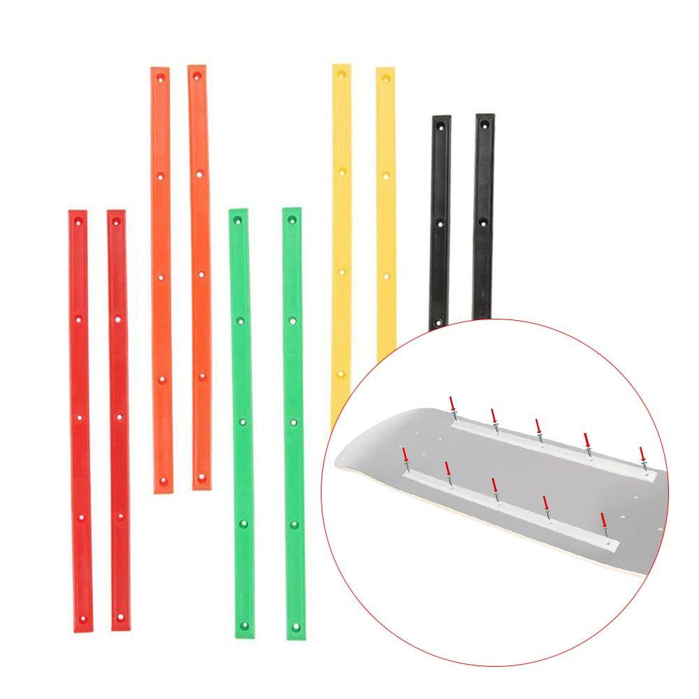 Reduce Friction Skateboard Rails Anti-collision Strip Edge Protect Strip with Mounting Screws