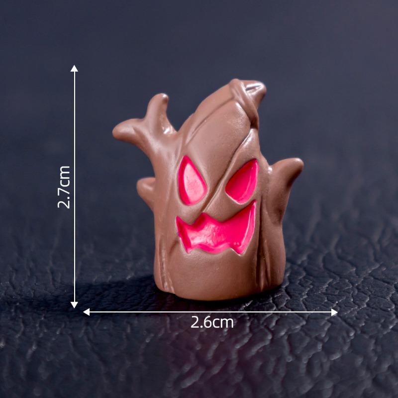 Halloween Ghost Pumpkin Figurine Micro-landscape Decorative Accessories Mini Ornaments