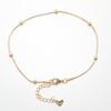 304 Stainless Steel Anklet For Women Gold Color Round Chain Anklet Leg Bracelets On The Leg Jewelry Women Accessories ,1 Piece
