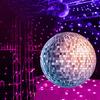 12'' диско-шар серебряный подвесной зеркальный диско-шар отражающий зеркальный диско-шар украшение для вечеринки праздник свадьба сценический декор
