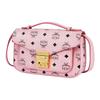 MCM Gold Tone Metal Hardware Faux Leather Shoulder Crossbody Tote Bag Medium Pink Women bags MWRFAXT01PZ001