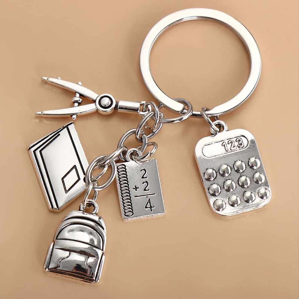 DIY Jewelry Geometry Keychain Compasses Student Keychain Math Formulas Keychain  Jewelry Handmade