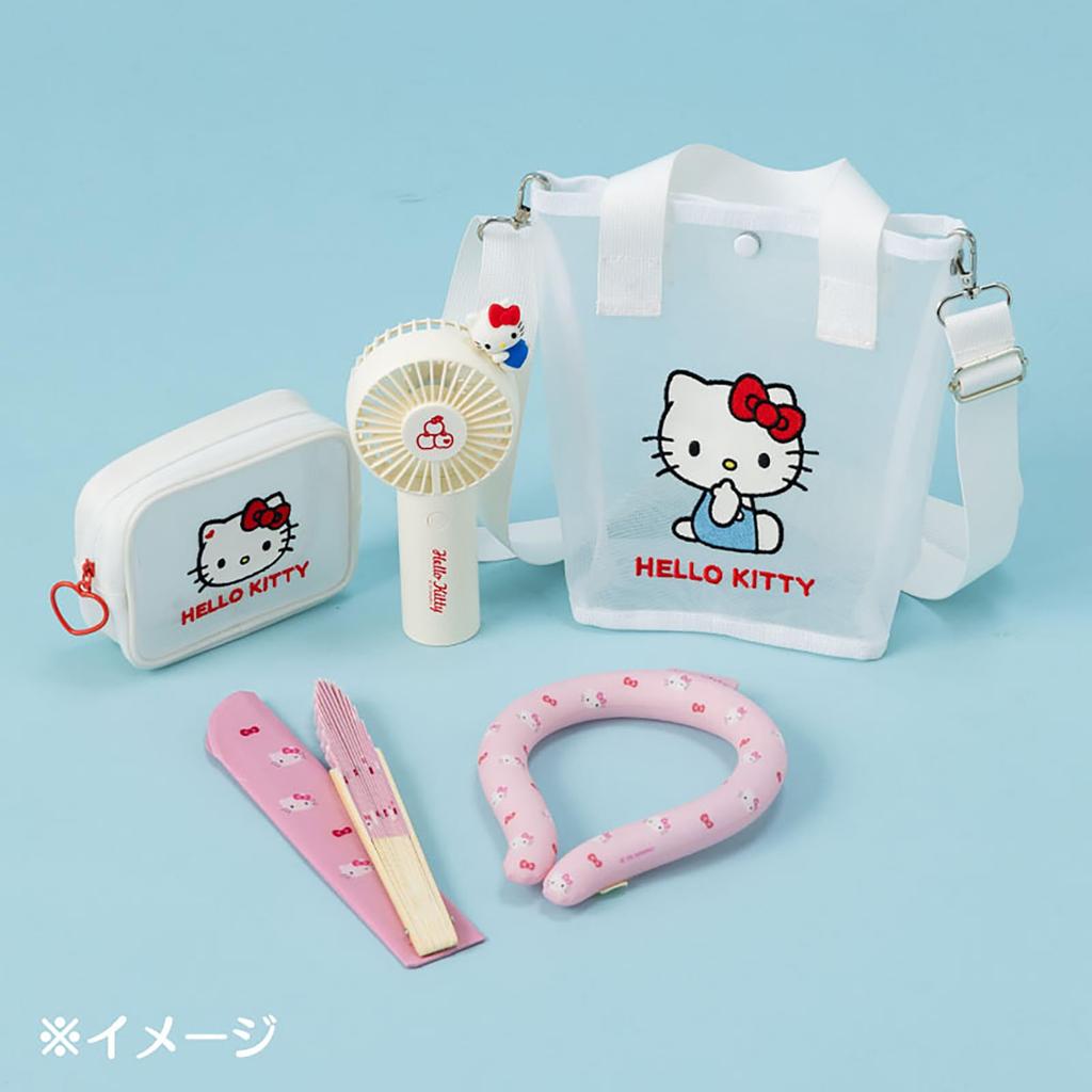 Sanrio Веер Куроми из бамбука и включает удобный чехол для переноски (Основной блок бумага, чехол полиэстер) (Номер продукта 493350)