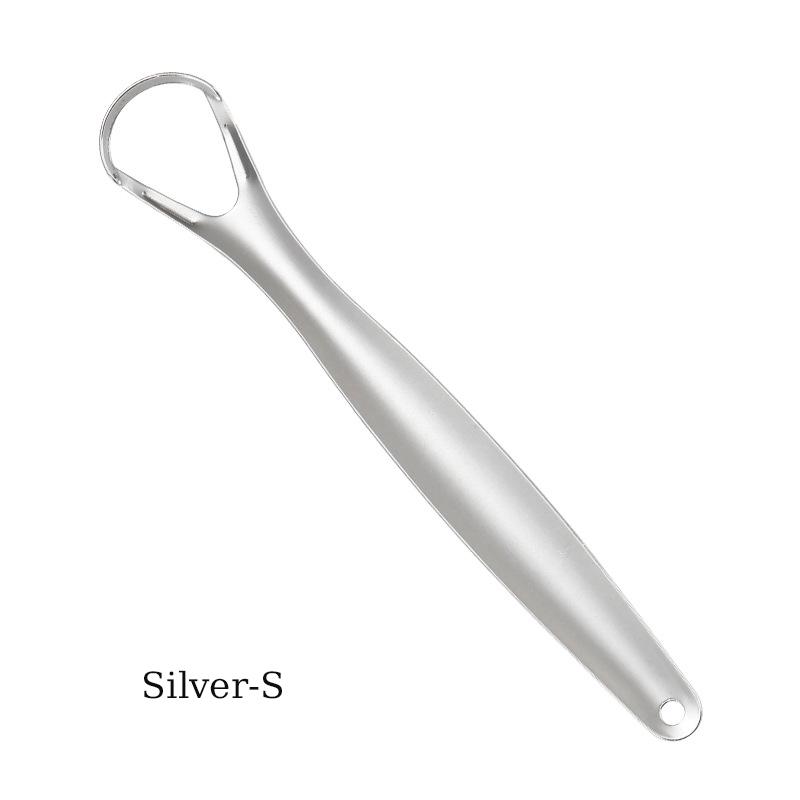 Stainless Steel Tongue Scraper Cleaner Fresh Breath Cleaning Coated Tongue Toothbrush Oral Hygiene Care Tools