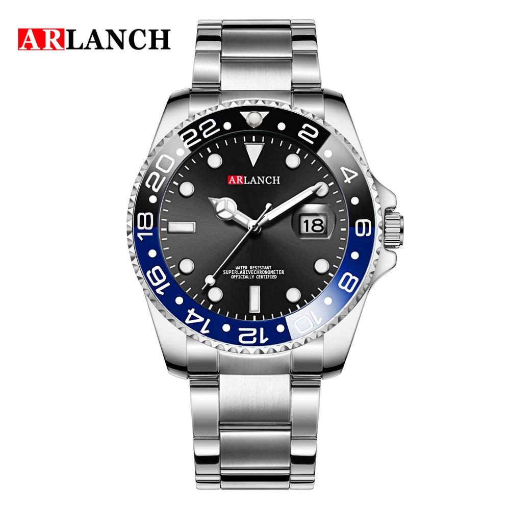 ARLANCH Sell Men Quatrz Watch Sport Mens Watches Top Brand Luxury Waterproof Full Steel Quartz Clock Men Relogio Masculino