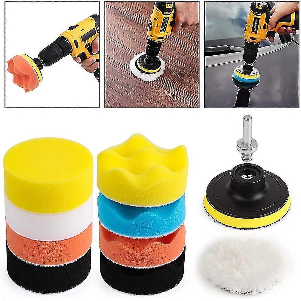80mm Polishing Sponges Pads, 11pcs Polishing Pad Sponges Pad Polishing Sponge Car Polishin