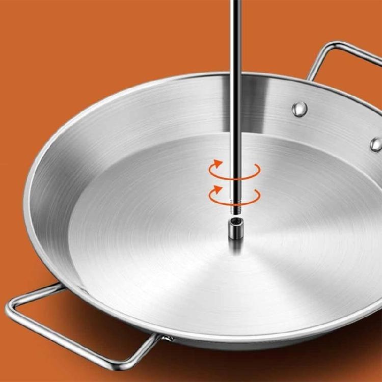 Вертикальная подставка для шампуров для одновременного жарки 3 стальных шампура Система циркуляции тепла Шампуры для барбекю