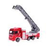 1 Piece Kid Toy Alloy Fire Truck 1:32 Simulation Firefighting Diecast Rescue Vehicle Fire Ladder Engineering Car Model