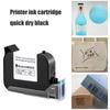 M8800S Quick Dry Black Ink Cartridge for Handheld Inkjet Printer Works On Paper Fabric Wood Plastic