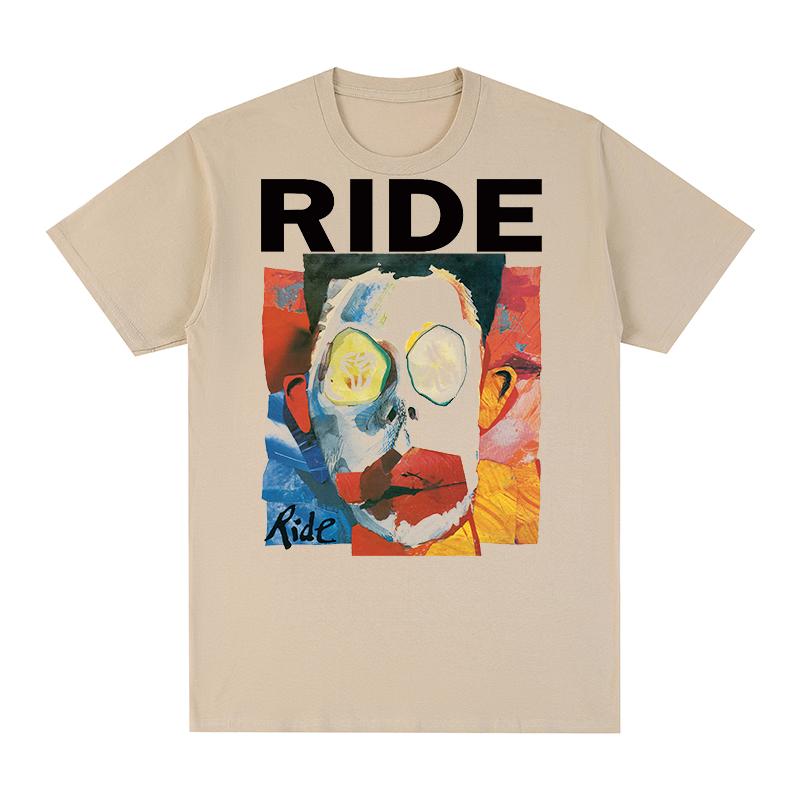 Ride Vintage tshirt Going Blank Again Shoegaze Indie Rock Slowdive Band Cotton Men T shirt New TEE TSHIRT Womens tops