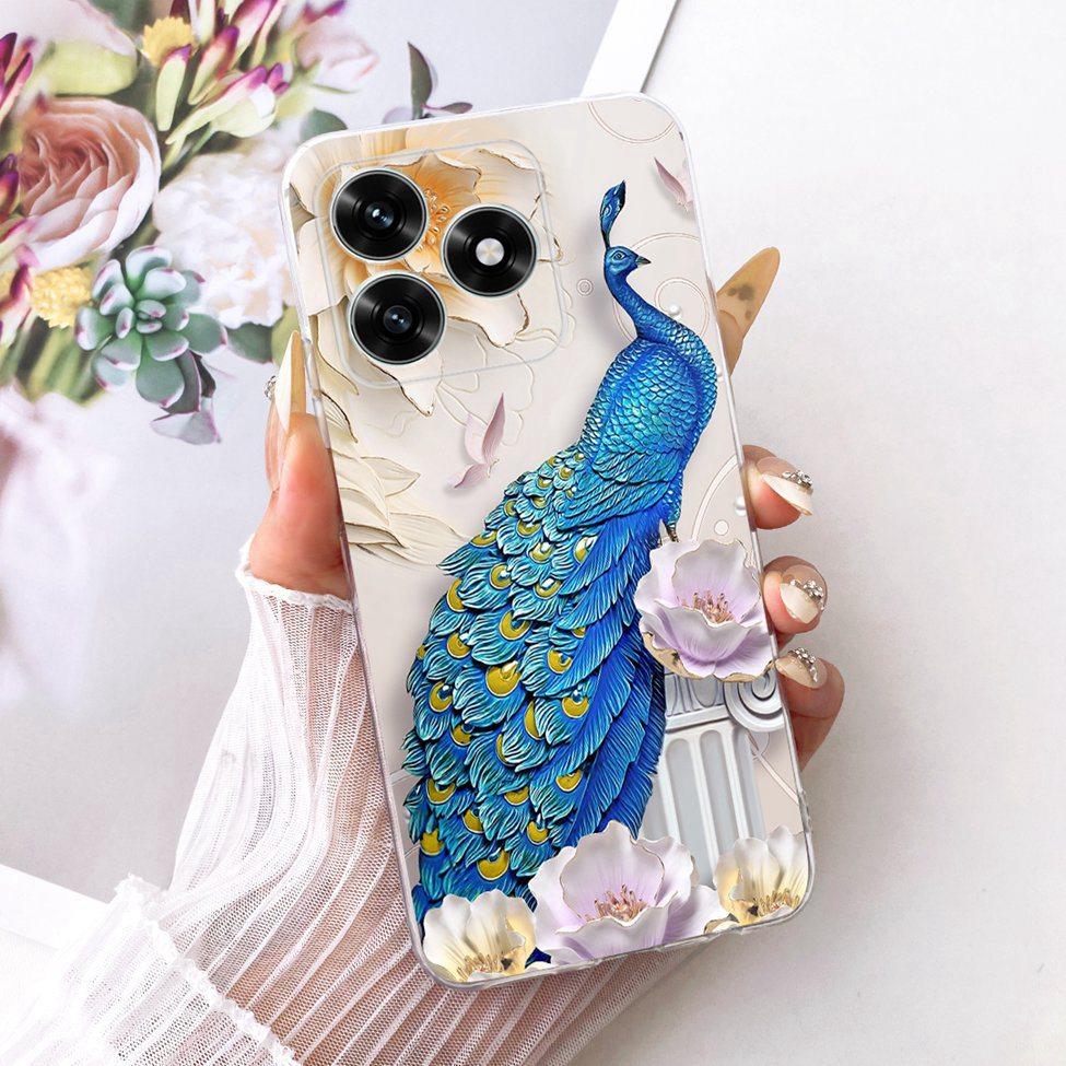 Case For Honor X5C Plus Cover Transparent Luxury Cute Cat Fashion Butterfly Cool Painted Casing For Honor X5cPlus