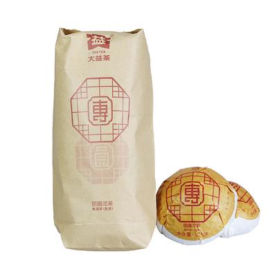 TAETEA Reunion Tuocha * 2019 MengHai Dayi Tuo Puer Pu'er Puerh Чай сырой, 500 г, 1901 г.