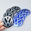 Для Volkswagen VW 4 шт. 56 мм Наклейки на колеса автомобиля Центральные колпачки ступицы Значок эмблемы автомобиля Наклейка для Volkswagen GTI R-Line R Polo T5 Golf Pa