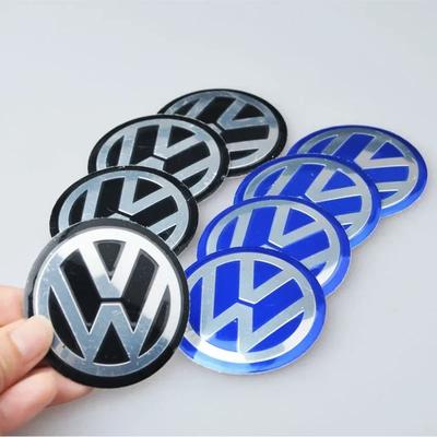 Для Volkswagen VW 4 шт. 56 мм Наклейки на колеса автомобиля Центральные колпачки ступицы Значок эмблемы автомобиля Наклейка для Volkswagen GTI R-Line R Polo T5 Golf Pa