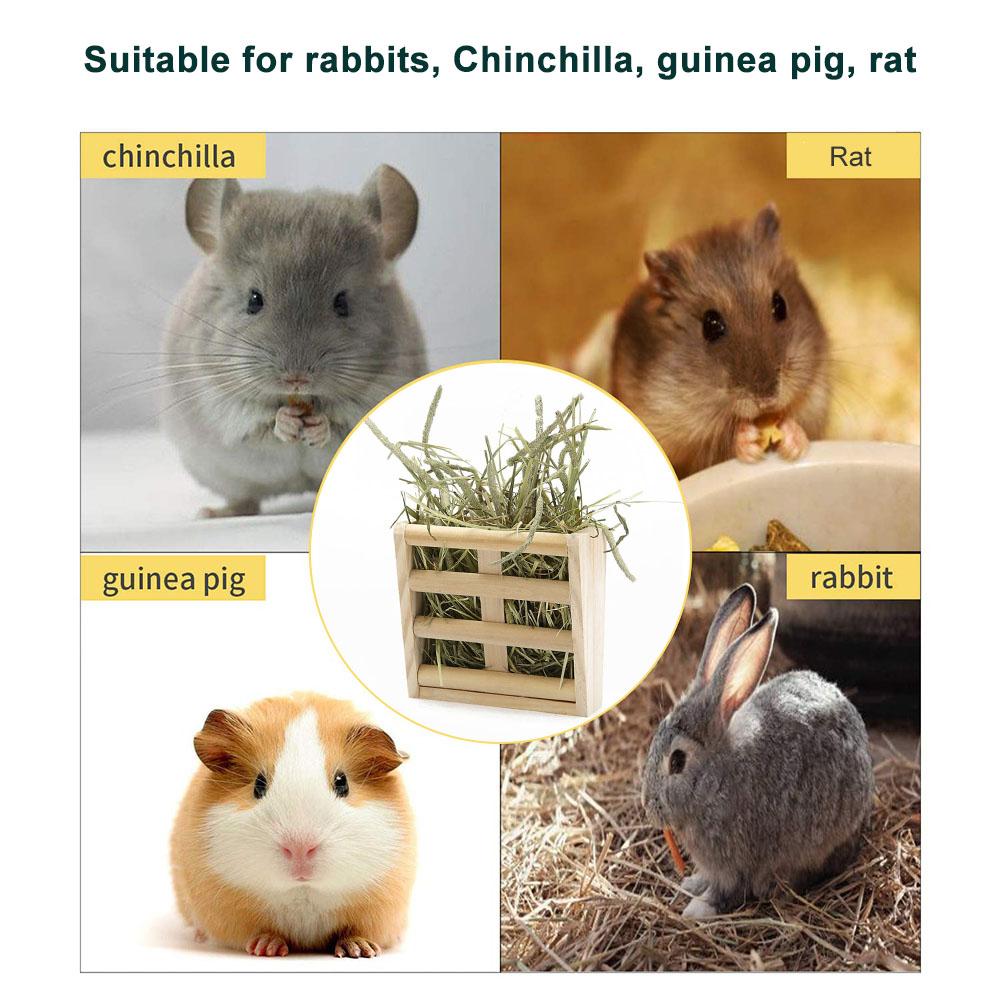 Деревянная фиксированная кормушка для кроликов, подставка для кормушки, миска для корма, зоотовары для шиншилл