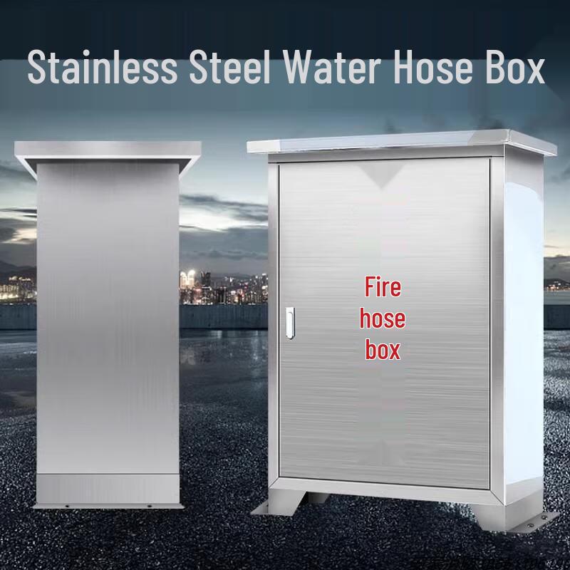 Jundingying 1.2mm Stainless Steel Wall-Mounted Fire Hose Box