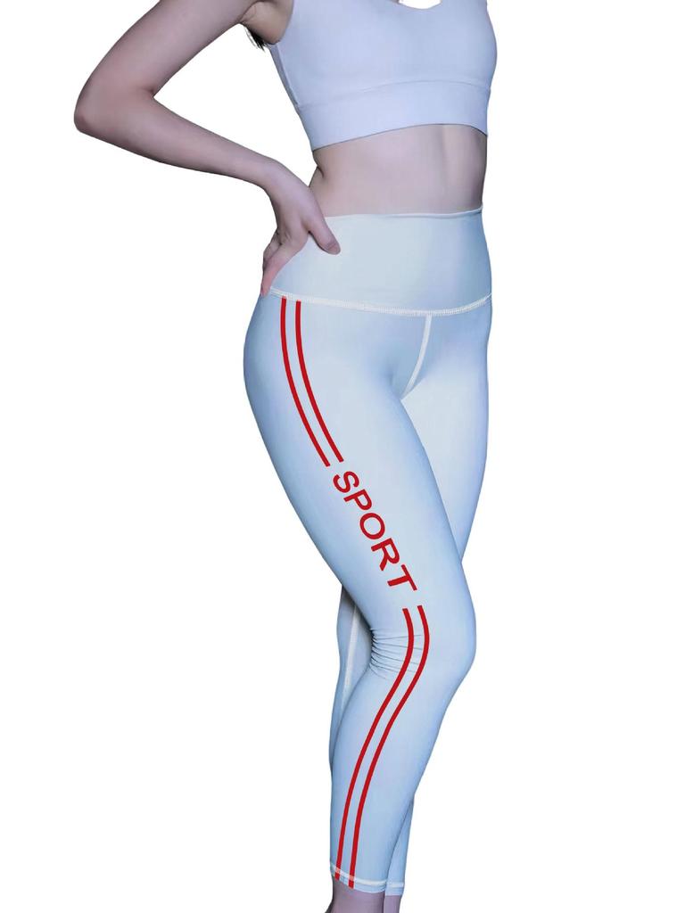 Женские однотонные брюки с высокой талией для йоги и фитнеса