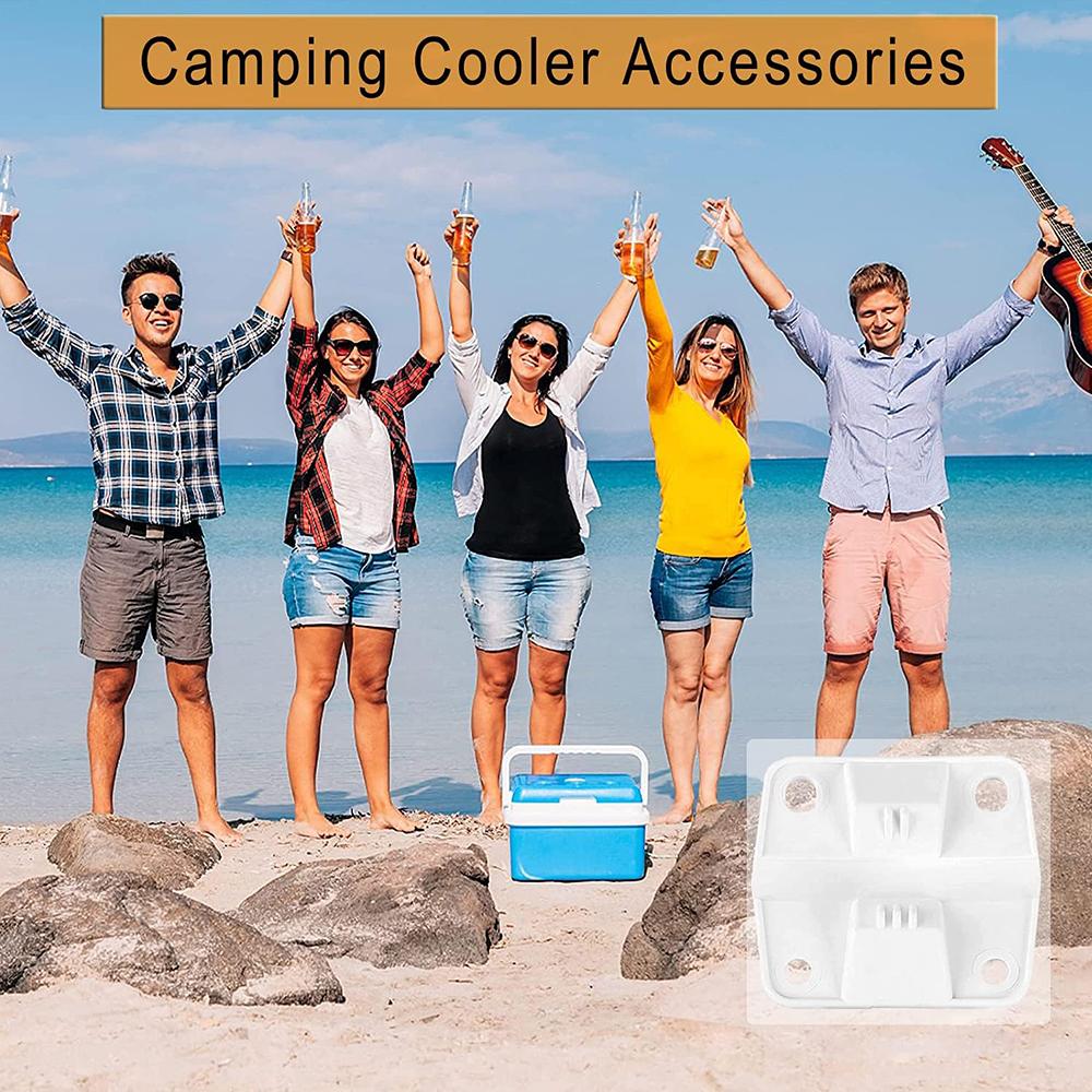 Набор пластиковых петель и винтов для холодильников, совместимых с охладителями Coleman(Набор из 4)