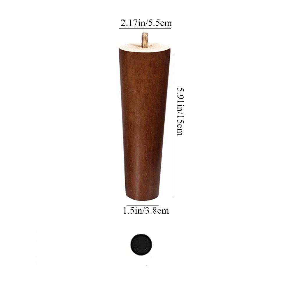 Conical Replacement TV Cabinet Chair Durable Sofa Leg Furniture Leg Table Feet for Coffee Table