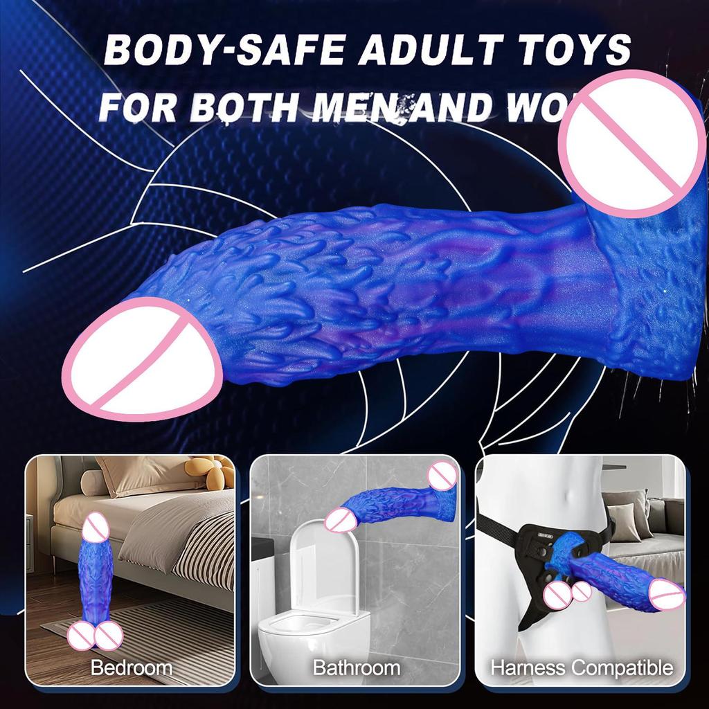 Реалистичный Силиконовый Пенис Волка Собачий Член Анальная Пробка Мастурбатор