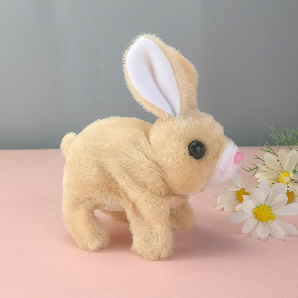 Может ходить и кивать, имитация электрической игрушки, кукла-животное, электрический кролик для детей, подарки